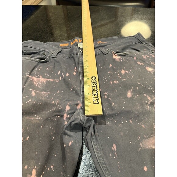 Urban Pipeline MaxFlex Men’s Straight Jeans 38x30 Blue Bleach Paint Splatter I - Picture 12 of 15